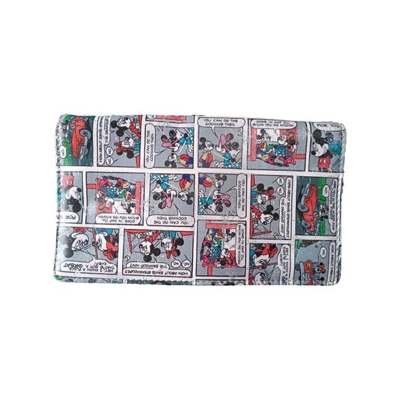 Disney Parks | Mickey & Minnie Mouse Comic Strip Wallet Wristlet | Retro | - Picture 3 of 6